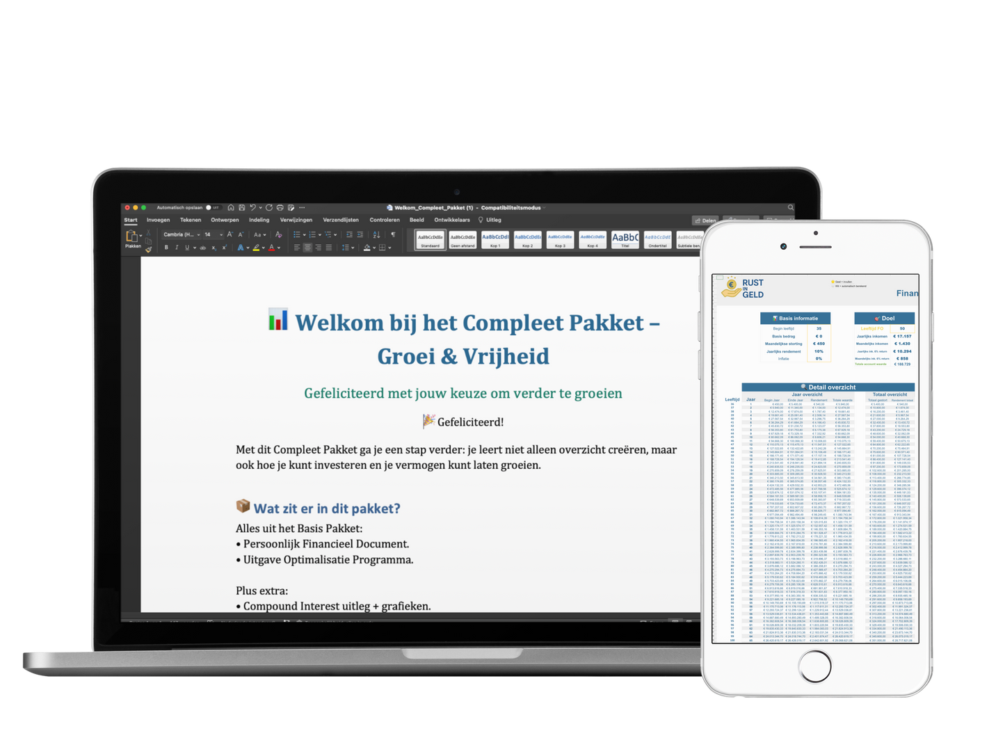 Rust in Geld – Compleet